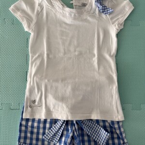 Chicco - COMPLETO Bianco pantalone a quadri da Femmina
