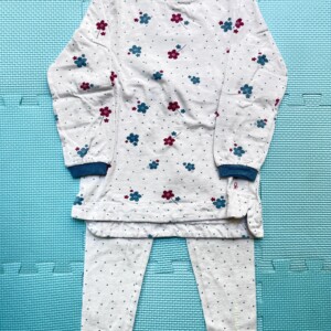 Okaidi - PIGIAMA Bianco con fiori da Femmina