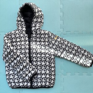 Brums - GIACCA MEZZA STAGIONE Bianco nero con stelle da Femmina