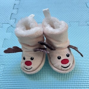 Ovs - SCARPE Scaldapiedi beige con renna - pelosotto interno - suola rinforzata da Maschio